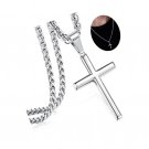 925 Sterling Silver Cross Necklace for Men Women with 3MM Stainless 18K 925 Sterling Silver Cross Necklace for Men Women with 3MM Stainless 18K