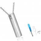 Vertical Bar Urn Necklace for Ashes 925 Sterling Silver Simple Bar Vertical Bar Urn Necklace for Ashes 925 Sterling Silver Simple Bar