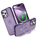 Magnetic Compatible with iPhone 16 Pro Case with Stand [Military Grade Drop with