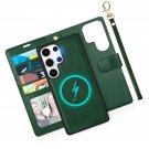 Wallet Case for Galaxy S25 Ultra, [Removable] 2 in 1 [Wireless Charging]