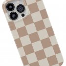 For iPhone 14 Pro Max Case | Fit Check | Neutral Checkerboard | Compatible | For iPhone 14 Pro Max Case | Fit Check | Neutral Checkerboard | Compatible |