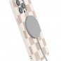 For iPhone 14 Pro Max Case | Fit Check | Neutral Checkerboard | Compatible |