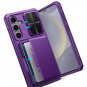 for Samsung Galaxy S24+ Plus Case Wallet, Built-in Card Holder(Store 4-5 Cards)