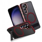 For Samsung Galaxy S24 Fe Case with 3 Stand Modes, Fits for Magsafe, Anti-Slip For Samsung Galaxy S24 Fe Case with 3 Stand Modes, Fits for Magsafe, Anti-Slip