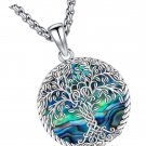 Tree of Life Necklace for Women Men Sterling Silver 925 Tree Urn Locket Tree of Life Necklace for Women Men Sterling Silver 925 Tree Urn Locket