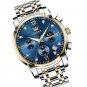 Watch for Men,Quartz Watch Luminous Water Resistant Chronograph Watches