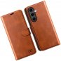 Compatible with Galaxy S25 Wallet Case, PU Leather Flip Folio Case with
