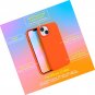 For iPhone 13 Mini Case - Neon Orange Silicone Phone Cover | Liquid 13