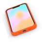 For iPhone 13 Mini Case - Neon Orange Silicone Phone Cover | Liquid 13