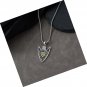 Arrowhead Viking Silver Necklace for Men