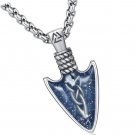 Viking Arrowhead Necklaces 925 Sterling Silver Celtic Knot Arrow Viking Arrowhead Necklaces 925 Sterling Silver Celtic Knot Arrow