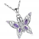 Butterfly Cremation Urn Necklace for Ashes: 925 Sterling Silver Memorial A Butterfly Cremation Urn Necklace for Ashes: 925 Sterling Silver Memorial A