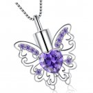 Urn Necklace for Women for Ashes: 925 Sterling Silver Cremation Necklace for and