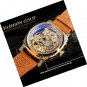 Watch for Men Retro Mechanical Watch Self-Wind Carved, Skeleton
