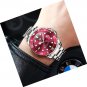 Watches Men Waterproof Big Face Mens Watch Stainless Steel Day Date Quartz