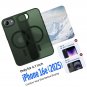 Magnetic Shockproof for iPhone 16e Case 2025[Compatible with Protection] Matte e