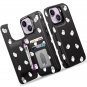 for iPhone 13 Mini Case Wallet - Flip Folio Leather Cover with Trendy 4 -