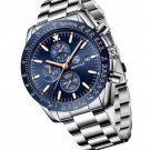 Mens Watch Quartz Movement Chronograph Leather Strap Fashion Business Mens Watch Quartz Movement Chronograph Leather Strap Fashion Business