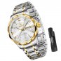 Watch for Men Analog Big Face Mens Watches with Date Men's Wrist Watches