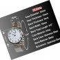 Silver Super Large White Face Case Size 43mm EXTRA LARGE Band