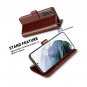 Wallet Case Compatible for Galaxy S22 5G, [Included Screen Blocking]