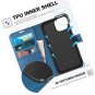 Case Wallet for iPhone 13 Mini, with TPU Shockproof Inner Case, PU Leather