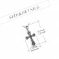 Celtic Cross Necklace Sterling Silver Vintage Religious Christian Jewelry for