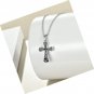 Celtic Cross Necklace Sterling Silver Vintage Religious Christian Jewelry for