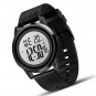 Men Digital Watch Ultra-Thin Sports Waterproof Simple Watch Stainless Steel for