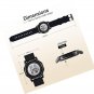 Men Digital Watch Ultra-Thin Sports Waterproof Simple Watch Stainless Steel for