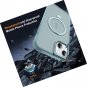Compatible with iPhone 15 Case with Invisible Magnetic O-Ring Stand Translucent