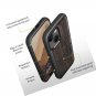 Magnetic Wood Case for iPhone 15 Case [Solid Wood and Black Soft TPU]
