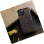 Magnetic Wood Case for iPhone 15 Case [Solid Wood and Black Soft TPU]