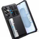 for Samsung Galaxy S25+ Plus Case Wallet, Built-in Card Holder (3-5 Cards) [RFID for Samsung Galaxy S25+ Plus Case Wallet, Built-in Card Holder (3-5 Cards) [RFID