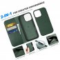 Case for iPhone 16 Pro Max 5G, Genuine Leather Detachable Folio Wallet