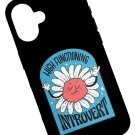 For iPhone 16 Antisocial - Introvert Flower Case For iPhone 16 Antisocial - Introvert Flower Case