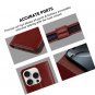Wallet Case Compatible for iPhone 16 Pro Max 5G, 6.9-inch, [Glass Screen