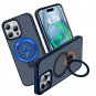 Magnetic Stand Case for iPhone 15 Pro (6.1 inch) with 360° Rotatable Invisible