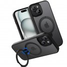Magnetic Case for iPhone 15 6.1 inch with 360 Rotatable Ring Phone with