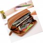 Compatible with iPhone 16 Pro Max Case Wallet Multi Zipper Detachable