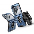 for Samsung Flip 6 Case with Belt Clip Holster, Hinge Protection Case with