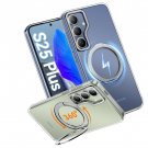 360° Spin Magnetic Stand for Samsung Galaxy S25 Plus Case Clear [Fit 360° Spin Magnetic Stand for Samsung Galaxy S25 Plus Case Clear [Fit