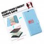 Case Wallet for Galaxy S25 5G, Magnetic PU Leather Kickstand [RFID Card