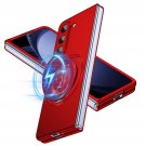 Case for Samsung Galaxy Z Fold 5 with Rotatable Stand, Matte PC Case Z