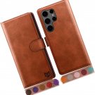 Compatible with S25 Ultra Wallet case with RFID Blocking Credit Card PU Compatible with S25 Ultra Wallet case with RFID Blocking Credit Card PU