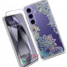 Clear Glitter for Galaxy S24 Plus Case - 6.7 inch, Shockproof Thin Slim Clear Glitter for Galaxy S24 Plus Case - 6.7 inch, Shockproof Thin Slim