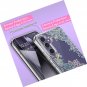 Clear Glitter for Galaxy S24 Plus Case - 6.7 inch, Shockproof Thin Slim