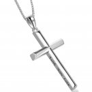Cross Necklace Sterling Silver Religious Cross Pendant Necklace Birthday Cross Necklace Sterling Silver Religious Cross Pendant Necklace Birthday