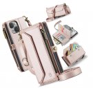 Crossbody Wallet Case Compatible with iPhone 15 RFID Blocking 7-Card Holder Soft Crossbody Wallet Case Compatible with iPhone 15 RFID Blocking 7-Card Holder Soft