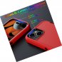 for iPhone 15 Case with Tempered Glass Screen, Camera Lens -